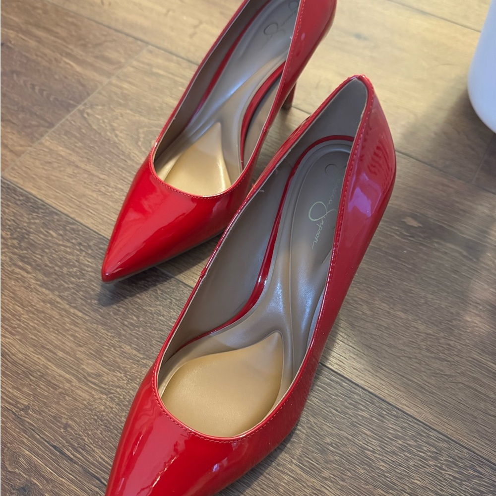 Jessica Simpson Red Patent Heels